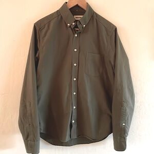 Pretty much brand new, Taylor Stitch, Green Dress Shirt.